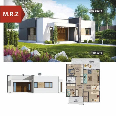 113 m2 Tek Katlı Çelik Ev