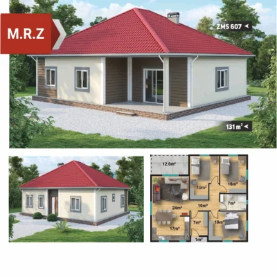 131 m2 Tek Katlı Çelik Evler