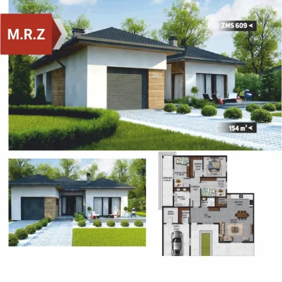 154 m2 Tek Katlı Çelik Evler