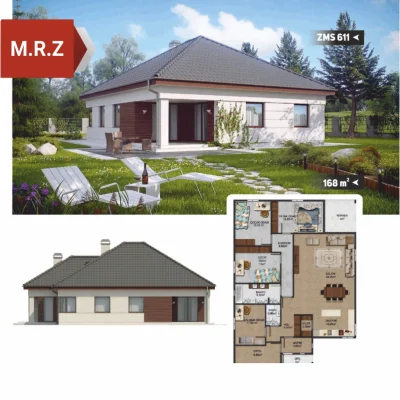 168 m2 Tek Katlı Çelik Evler