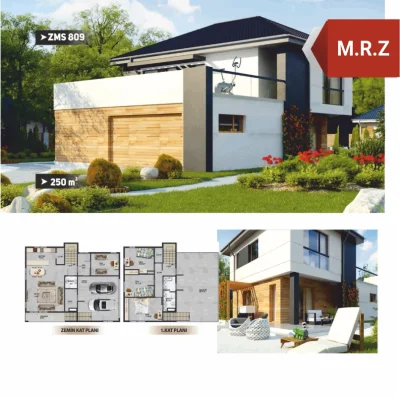 250 M2 Çift Katlı Çelik Ev