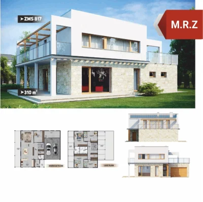 310 M2 Çift Katlı Çelik Ev