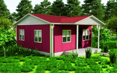 45 m2 Tek Katlı Prefabrik Ev
